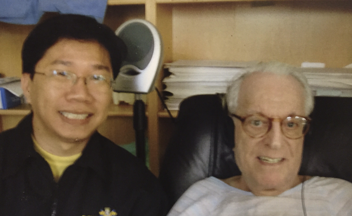 With Dr. Albert Ellis, Founder of Rational Emotive Behavior Therapy